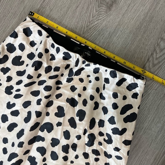 Aqua midi slip skirt in animal print - Picture 5 of 7